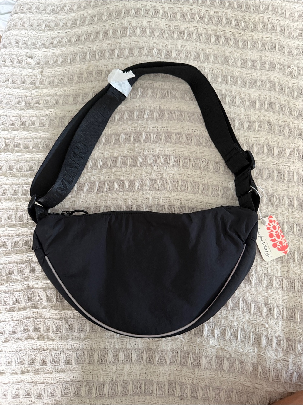 FP Movement by Free People Black Crescent Belt Bag